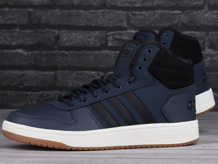 Buty męskie Adidas Hoops 2.0 Mid sneakersy za kostkę czarne roz. 44,5