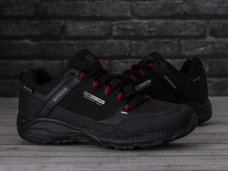 Buty męskie trekkingowe DK Predator Softshell czarno-czerwone roz. 46