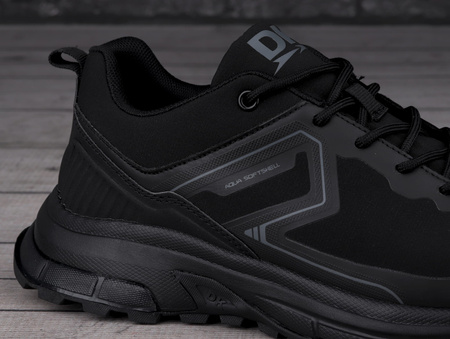 Buty męskie trekkingowe DK Dakar Softshell wodoodporne czarne roz. 45