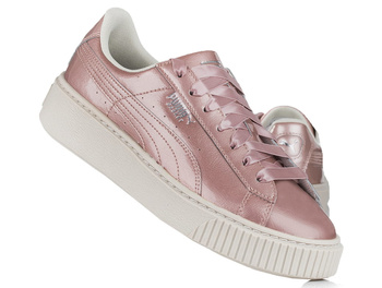 Buty damskie Puma Basket Platform Metal sneakersy, brązowe, roz. 37