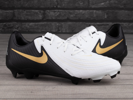 Buty piłkarskie Nike Phantom GX II Academy FG/MG, białe, roz. 44,5