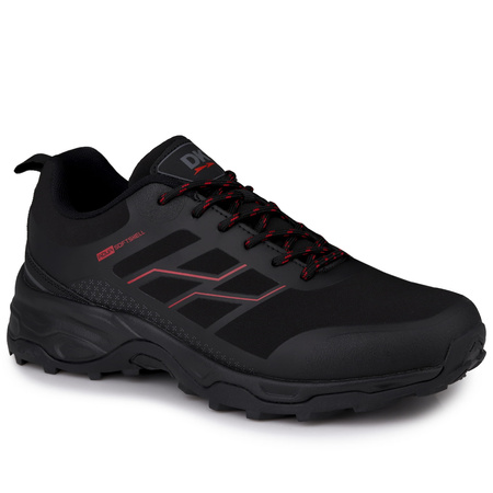 Buty trekkingowe męskie DK Caldren Softshell czarno-czerwone roz. 43