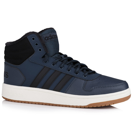 Buty męskie Adidas Hoops 2.0 Mid sneakersy za kostkę czarne roz. 44,5