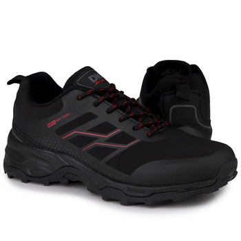 Buty trekkingowe męskie DK Caldren Softshell czarno-czerwone roz. 43