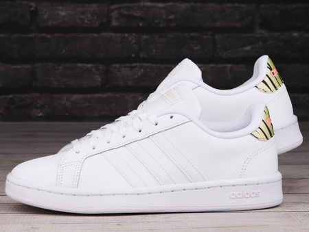 Buty damskie Adidas Grand Court Base Beyond sneakersy białe srebrne roz. 37
