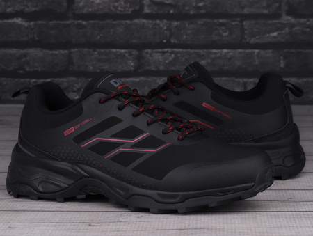 Buty trekkingowe męskie DK Caldren Softshell czarno-czerwone roz. 43