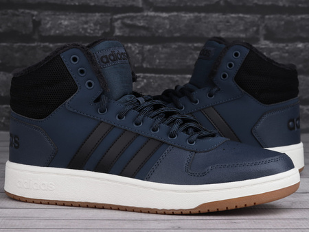 Buty męskie Adidas Hoops 2.0 Mid sneakersy za kostkę czarne roz. 44,5