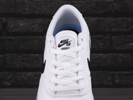 Buty męskie Nike SB Chron 2 Canvas trampki, białe, roz. 46