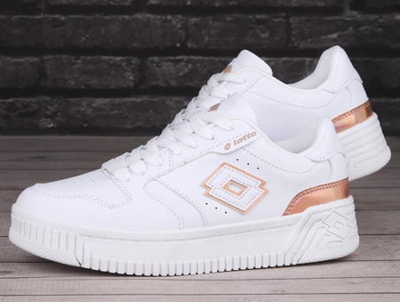 Buty Damskie Sportowe Lotto Scopi GC White Silver Białe Srebrne roz. 41