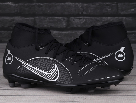Buty piłkarskie Nike Superfly 8 Club FG/MG, czarne, roz. 45