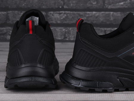 Buty męskie trekkingowe DK Dakar Softshell czarno-czerwone roz. 43