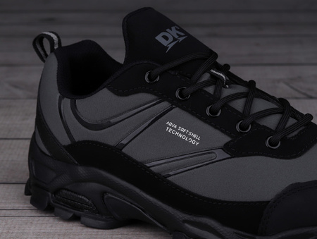 Buty męskie trekkingowe DK Falcon Softshell wodoodporne szare roz. 46