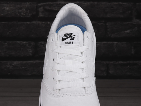 Buty męskie Nike SB Chron 2 Canvas trampki, białe, roz. 42,5