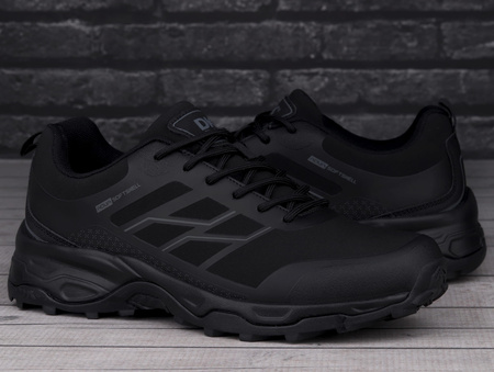 Buty trekkingowe męskie DK Caldren Softshell wodoodporne czarne roz. 45