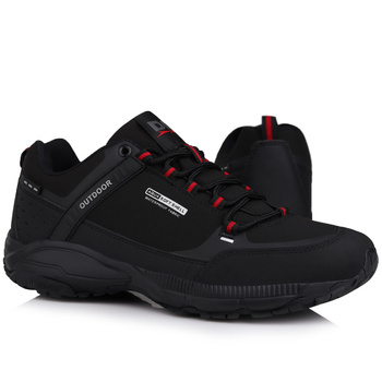 Buty męskie trekkingowe DK Predator Softshell czarno-czerwone roz. 46