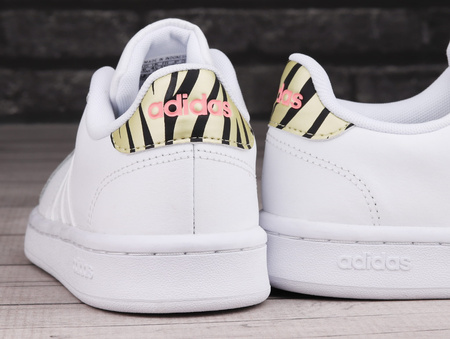 Buty damskie Adidas Grand Court Base Beyond sneakersy białe srebrne roz. 37