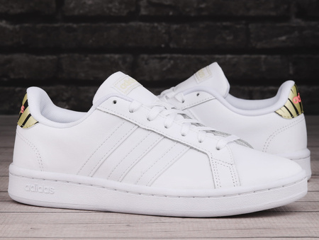 Buty damskie Adidas Grand Court Base Beyond sneakersy białe srebrne roz. 37